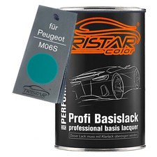 Autolack Dose spritzfertig für Peugeot M06S Vert Watteau Metallic Basislack 1,0L