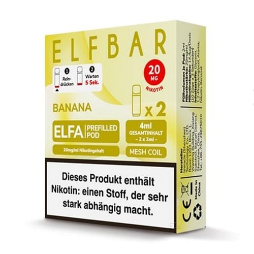 Liquidpod elfbar elfa banana - elfa,