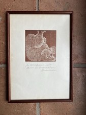 Original-Holzstich von Robert