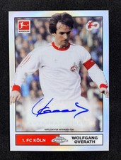 Topps 2023-24 Bundesliga 60 Jahre Bundesliga Wolfgang Overath Auto Köln