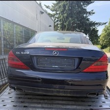 Mercedes Benz SL R230 AMG Heck Stoßstange Stosstange Bumper PDC Original Blau