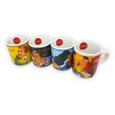 Original Coca Cola Tassen 2003 Mini Mug Espressotassen Vintage Look Pios Sammeln