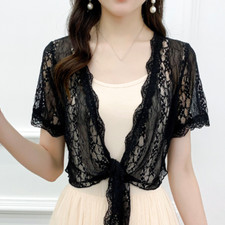 Damen spitzenbolero bolero - damen,