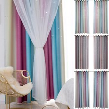 Kinderzimmer Gardine mit Ösen