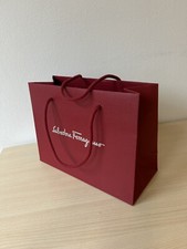 FERRAGAMO Geschenktasche Papiertasche * Kordel-Henkel * fast neu