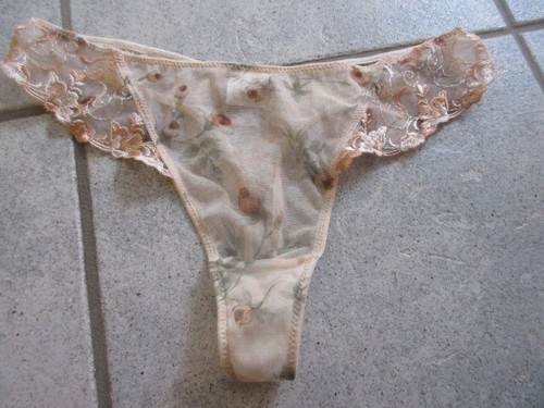 String slip champagner - slip,