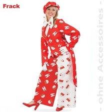 Frack Clownfrack Köln M XL XXXL Unisex Kostüm Fasching Karneval 12286413F