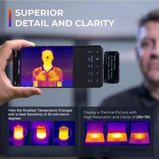 Typ-C USB-Infrarot-Wärmebildkamera -20℃~1000℃ Temperaturmessgerät Kamera