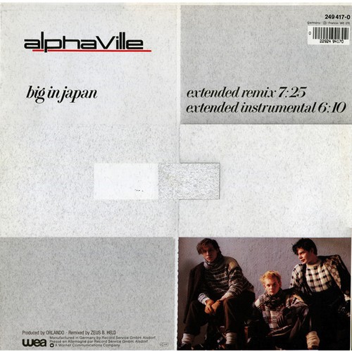 Alphaville big in japan - big,
