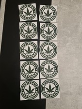 Cannabis Aufkleber 10 Stück |
