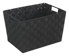 WENKO Aufbewahrungs Korb ADRIA M schwarz Regal Box Ablage Organizer Bad Küchen