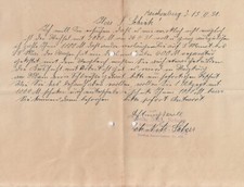 REICHENBERG WÜRZBURG, Brief