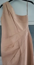 Brazília Damen Echtlederkleid  weich, leicht, Sommerlich beige, apricot Ton 