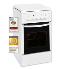 Exquisit Gasherd TF 6 GT-4 | Gas-Standherd | Gaskochfeld | 49 l Gas-Garraum 