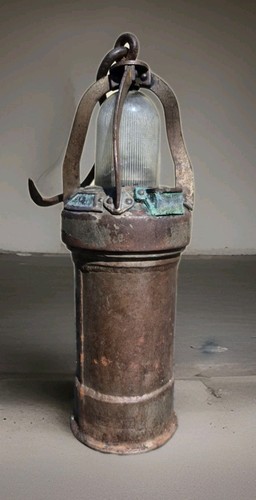 Alte dominit grubenlampe - dominit,