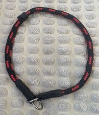 Zugstopphalsband * rot-schwarz * sehr guter Zustand