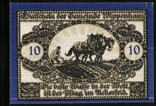 Notgeld wippenham 1920 10 - notgeld, 1920,