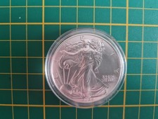 1 Dollar 2024 USA, SILVER EAGLE 2024 , 1 OZ 999 Feinsilber, Anlage Münze, Top!