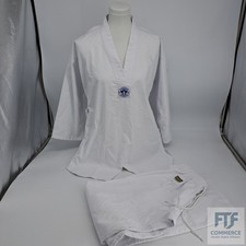 KWON Song Taekwondo 150 Anzug für Kinder, Unisex, 551003150, weiß, Größe 150 cm