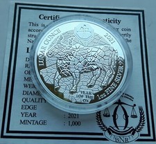 RUANDA: 50 Francs 2021, Lunar