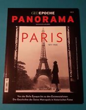 GEO EPOCHE Panorama Nr.10 Paris  ungelesen 1A abs. TOP 