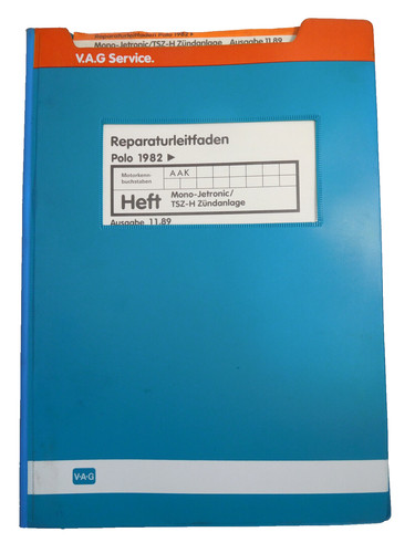 Reparaturleitfaden polo 86c - vw,
