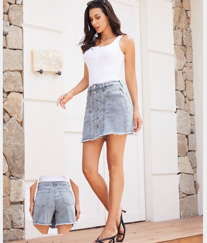 Jeans hosenrock shorts - jeans,