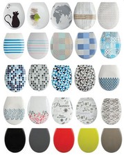 WC Sitz Klodeckel Toilettendeckel Abnehmbar mit Softclose Absenkautomatik Design