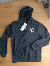 NEW ERA Schwarze New York Yankees MLB Essential Kapuzenjacke Hoodie (M) UVP 75 €