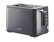 Silvercrest Toaster Doppelschlitz Pastell Krümelschublade 850 Watt 6 Stufen grau