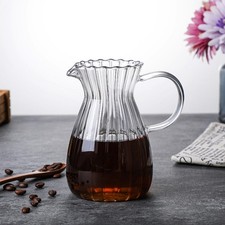 Kaffee-Sharing-Topf aus Glas