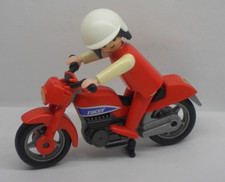 Biker mit Motorrad  Motorsport Motorradfahrer Figur Racing Zubehör Playmobil