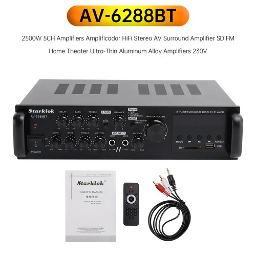 2500w 5ch amplifier - 2500w,