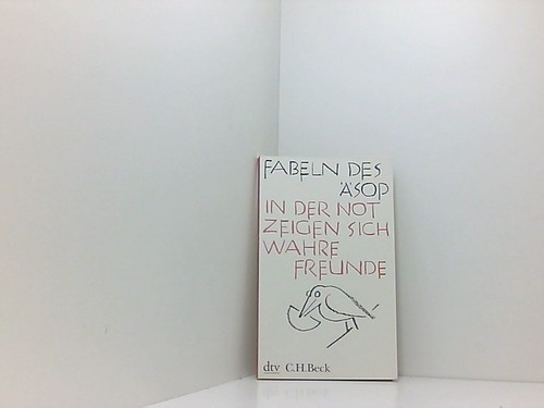 Fabeln des äsop der not - des,