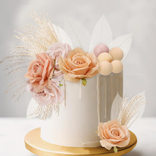Blumen Kuchen Deko 23 Teile Boho Geburtstag Baby Shower Hochzeit