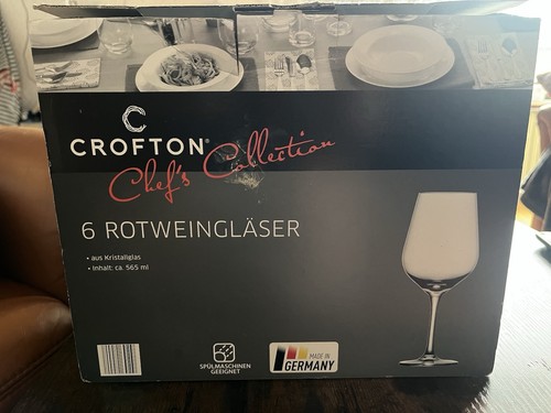 Rotweingläser set stück - rotweingläser, 6