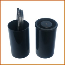 12x Leere Filmdosen, Geocaching, Angeln, Perlen, Schwarz