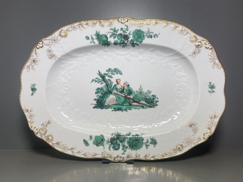 Meissen platte schale - meissen,