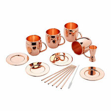 Echtwerk Aperol Mule Set 13tlg Kupferbecher Cocktailbecher Edelstahlkrug B-WARE
