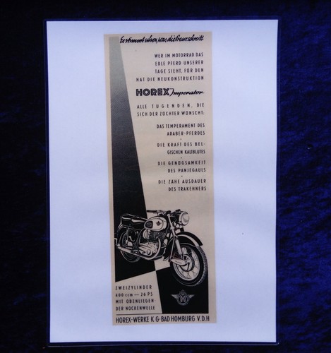 Horex imperator werbung - werbung,