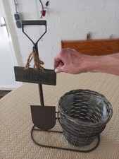 Blumen Deko Ständer Metall Mit Blumenkorb