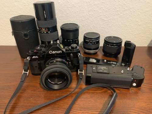 Canon mit viel zubehör - mit,