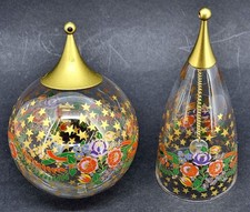 Rosenthal Classic Weihnachts Jahresglocke + Jahreskugel Glas 2005 Ungarn