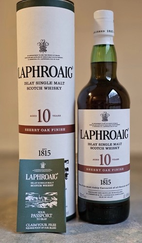 Laphroaig single malt whisky - laphroaig,