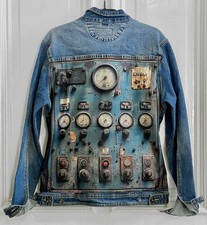 Jeansjacke Upcycling Unikat