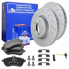 ATE Bremsscheiben Ø295 gelocht Bremsbeläge vorne für Fahrzeug mit AMG-Sportpaket