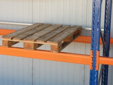 2x Dexion P90 / S4 Durchschubsicherung Palettenregal Sicherung, verzinkt, Stahlp