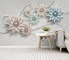 3D Blume Muster H206 Tapete Wandbild Selbstklebend Abnehmbare Aufkleber Sinsin
