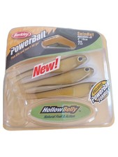 Berkley PowerBait HollowBelly Swimbait Köder 10cm Braun 3 Stück Angelköder