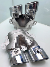 MERCEDES GT C190 / GLC43 X253 / C43 W205 / AMG / AUSPUFFBLENDEN ENDROHRE AUSPUFF